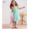 Simplicity Pattern S8564 Child's Dress, Top, Shorts & Bag