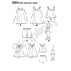 Simplicity Pattern S8564 Child's Dress, Top, Shorts & Bag