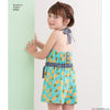 Simplicity Pattern S8395 Child's & Girls' Halter Dress or Romper in 2 Lengths
