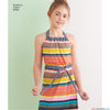 Simplicity Pattern S8395 Child's & Girls' Halter Dress or Romper in 2 Lengths