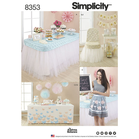 Simplicity Pattern S8353 Party Décor & Accessories