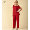 Simplicity Pattern S1446 Women's Pull-On Tops, Trousers or Shorts