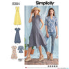 Simplicity Pattern S8384 Misses' Dress with Length Variations & Top
