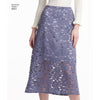 Simplicity Pattern S8421 Misses' Skirts in 3 Lengths with Hem Variations