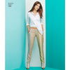 Simplicity Pattern S1165 Misses' Pull-on Trousers, Long or Short Shorts
