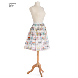 Simplicity - S8211 Misses' Dirndl Skirts in Three Lengths - WeaverDee.com Sewing & Crafts - 1