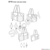 Simplicity Pattern S8710 Luggage Bags, Key Ring & Tassel