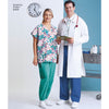 Simplicity Pattern S5443 Women's & Men's Plus Size Scrubs