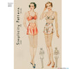 Simplicity Pattern S8510 Misses' Vintage 1930s Brassiere and Panties
