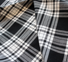 WeaverDee - Polyviscose Tartan Fabric / Menzies (Black & White) - WeaverDee.com Sewing & Crafts - 4