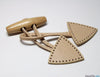 Prym - Toggle Button Leather Fixing Beige - WeaverDee.com Sewing & Crafts - 3