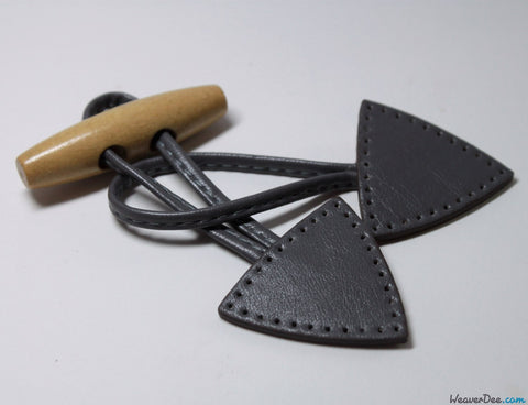 Prym - Toggle Button Leather Fixing Dark Grey - WeaverDee.com Sewing & Crafts - 2