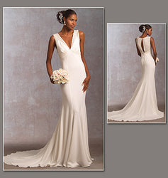 Vogue - V1032 Misses' Wedding Dress | Average - WeaverDee.com Sewing & Crafts - 1
