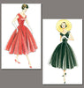Vogue - V1172 Misses'/Misses' Petite Dress and Belt | Average | Vintage 1950s - WeaverDee.com Sewing & Crafts - 3