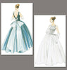 Vogue - V8729 Misses' Wedding Dress and Underskirt | Advanced | Vintage 1950s - WeaverDee.com Sewing & Crafts - 2