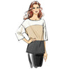 Vogue - V8877 Easy Misses' Top - WeaverDee.com Sewing & Crafts - 5