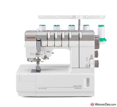 Janome CoverPro CP3000P Cover Stitch Machine Save £120 Plus Free Accessories worth £90