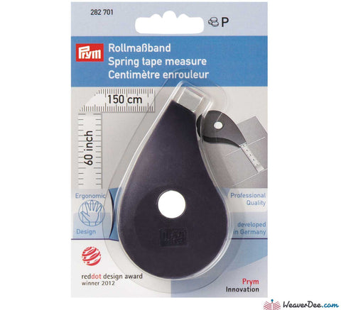 Prym - Ergonomic Retractable Tape Measure (cm & inch scale) - WeaverDee.com Sewing & Crafts - 1