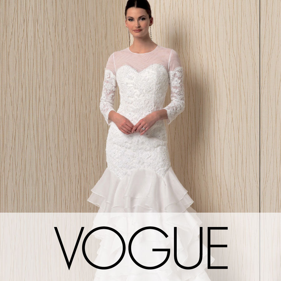 Vogue Sewing Patterns - Bridal / Evening / Formal WeaverDee.com Vogue Sewing Patterns - Bridal / Evening / Formal WeaverDee.com