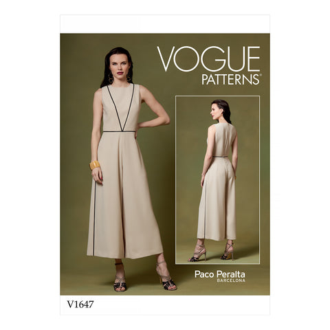 CLEARANCE • VOGUE PATTERN  MISSES' JUMPSUIT 1647