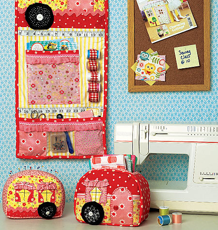 CLEARANCE • KWIK SEW SEWING PATTERN PIN CUSHION, STORAGE BOX AND ORGANIZER K219