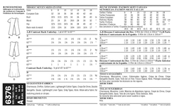 CLEARANCE • New Look Pattern MISSES' TOPS WITH LENGTH VARIATIONS 6376