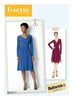 CLEARANCE •BUTTERICK PATTERN MISSES' RUCHED, SURPLICE DRESS 6411