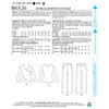 CLEARANCE • BUTTERICK PATTERN MISSES' CROSSOVER KNIT TOP AND SIDE-SEAM-DETAIL PANTS 6526