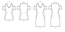 CLEARANCE • BUTTERICK PATTERN MISSES'/WOMEN'S TOP AND DRESS 6571