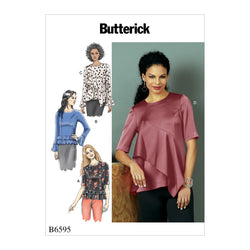 CLEARANCE • BUTTERICK PATTERN MISSES' TOP 6595