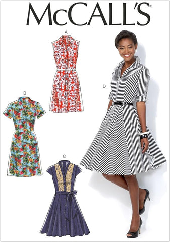 CLEARANCE • McCall's Pattern MISSES' DRESSES AND BELT 7084
