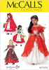 CLEARANCE • McCall's Pattern CHILDREN'S/GIRLS' DRESS-UP COSTUMES WITH ATTACHED PETTICOAT AND CAPE 7454