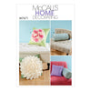 MCCALL'S PATTERN PILLOWS 7671