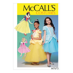 CLEARANCE • McCall's Pattern M7673 CHILD/GIRLS' PRINCESS COSTUMES