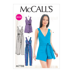 MCCALL'S PATTERN MISSES'/MISS PETITE ROMPER AND JUMPSUIT 7788