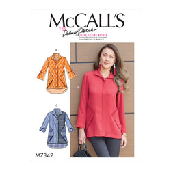 CLEARANCE • McCall's PATTERN MISSES' SHIRTS 7842
