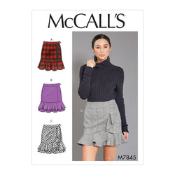 CLEARANCE • CLEARANCE • MCCALL'S PATTERN MISSES' SKIRTS 7845