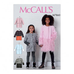 MCCALL'S CHILDREN'S AND GIRLS' COATS 7860