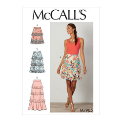 CLEARANCE • CLEARANCE • MCCALL'S PATTERN MISSES' SKIRTS 7905