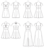 CLEARANCE • McCall's Pattern MISSES' SPECIAL OCCASION DRESSES 7954