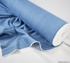 8 oz Washed Denim Fabric / Medium Blue