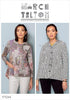 CLEARANCE • VOGUE PATTERN  MISSES' PANELED JACKETS WITH HOOD 9244
