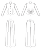 CLEARANCE • VOGUE PATTERN  MISSES'/MISSES' PETITE JACKET WITH BACK TIE AND PULL-ON PANTS 9277