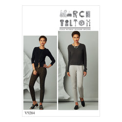 CLEARANCE • VOGUE PATTERN  MISSES' SEAM-DETAIL KNIT PANTS 9284