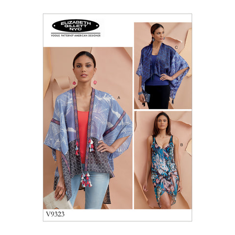 CLEARANCE • VOGUE PATTERN   Misses' Coverup V9323