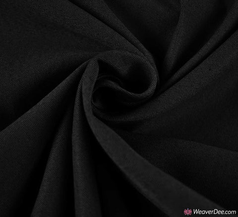Stretch Denim Fabric - Black