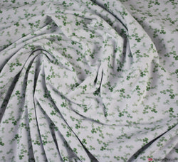 Clovers Cotton Jersey Fabric - BLOOMING FABRICS