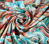 Crashing Waves Digital Print Viscose Fabric ✱LIMITED STOCK✱