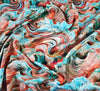 Crashing Waves Digital Print Viscose Fabric ✱LIMITED STOCK✱