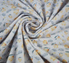 Delicate Tulips Cotton Jersey Fabric - BLOOMING FABRICS